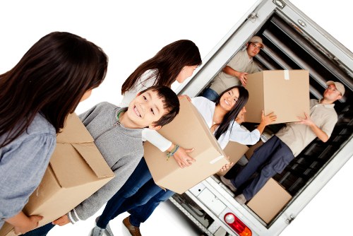 Professional removals team planning a North Finchley house move
