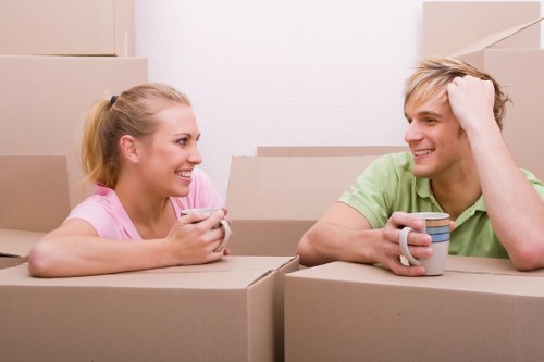 Prepared boxes and furniture for house removals in Northfinchley