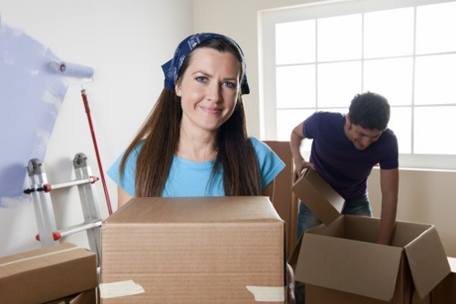 Local flat removal team handling furniture in North Finchley