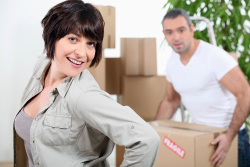 Packing and wrapping furniture safely before storage in North Finchley