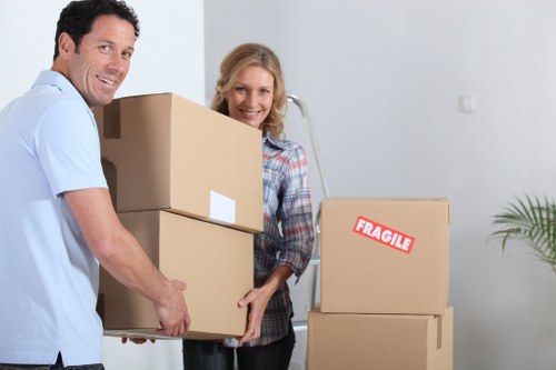 A clean and secure storage space for furniture in North Finchley