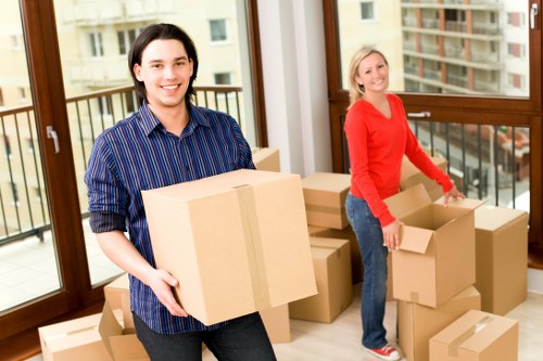 Secure storage facility for North Finchley removals and storage customers